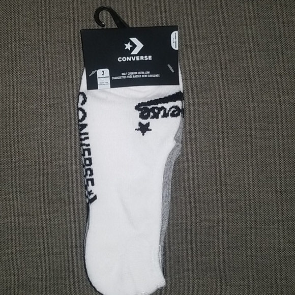 Converse Accessories - NWT Converse Women Socks  3 Pairs- size 4-10